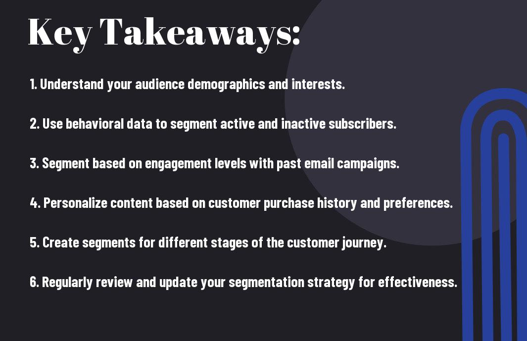 What’s the best way to segment your email list for targeted conversions?, What’s the best way to segment your email list for targeted conversions?